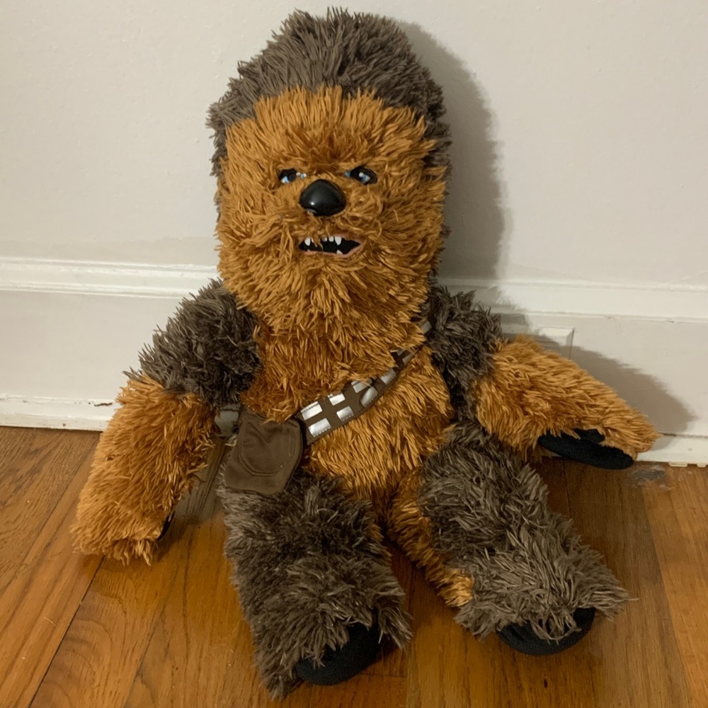 Star Wars 21" Chewbacca Build a Bear Wookie Plush Stuffed Animal Soft Furry EUC